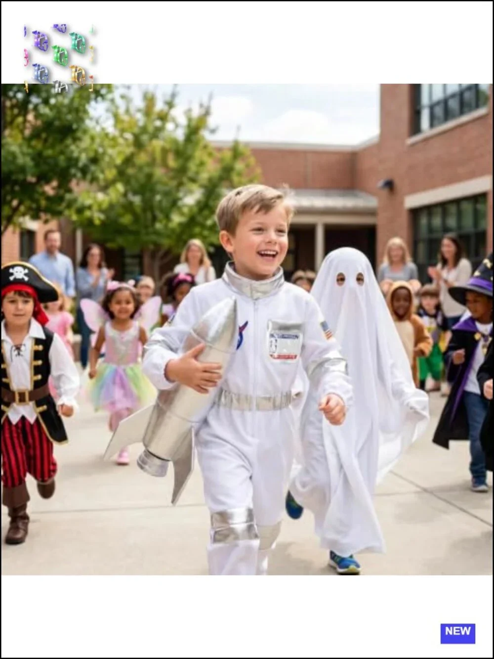Kids Astronaut Costume Space Jumpsuit Halloween Cosplay Zipper